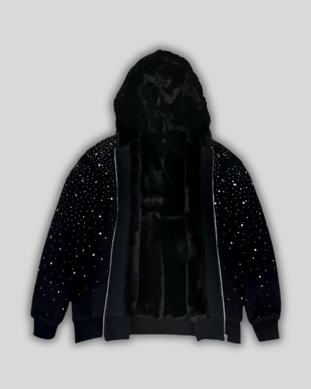 Diamonds Hoodie Zip (Flece)
