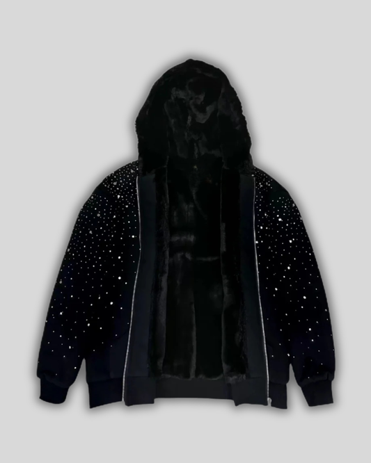 Diamonds Hoodie Zip (Flece)