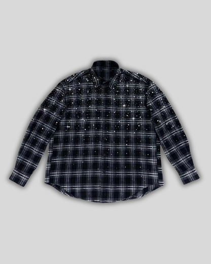Plaid Long Sleeve Shirt Jacket