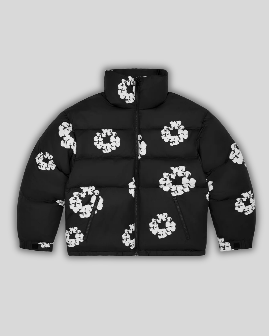 Flowers Puffer Jackets