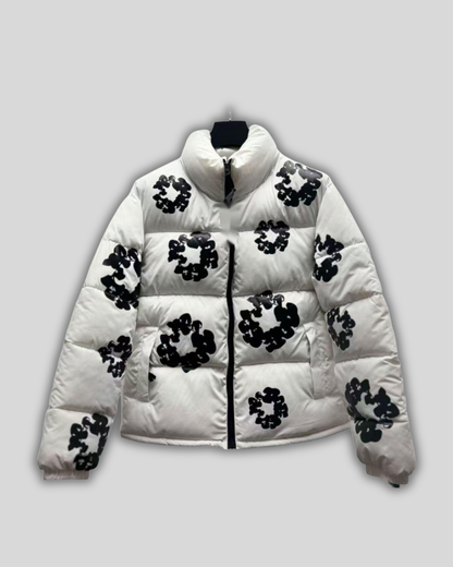 Flowers Puffer Jackets